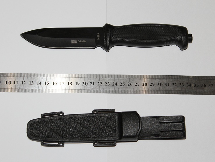 Нож Columbia 1428 Aнтиблик, для дайвинга, охоты, рыбалки и др., фото №5