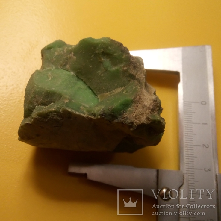 Неатрибутированные минерал зелёного цвета из старой коллекции, фото №9