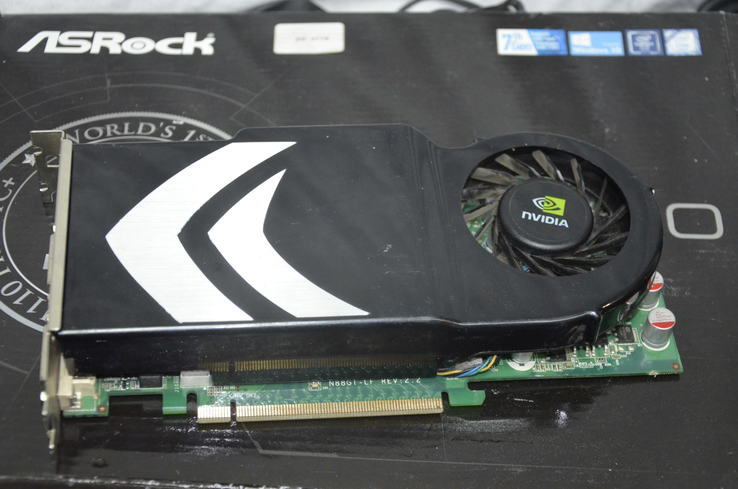 Видеокарта GeForce 9600GSO, 768Mb DDR3, 192-bit (N96GSOEN768W-AF), фото №2