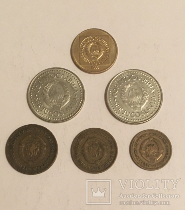 Монеты DINARA Югославия 1955-1988, фото №2