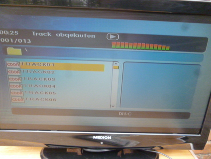 Телевізор MEDION LCD-TV 21.5 дюйм USB + DVD   з Німеччини, numer zdjęcia 3