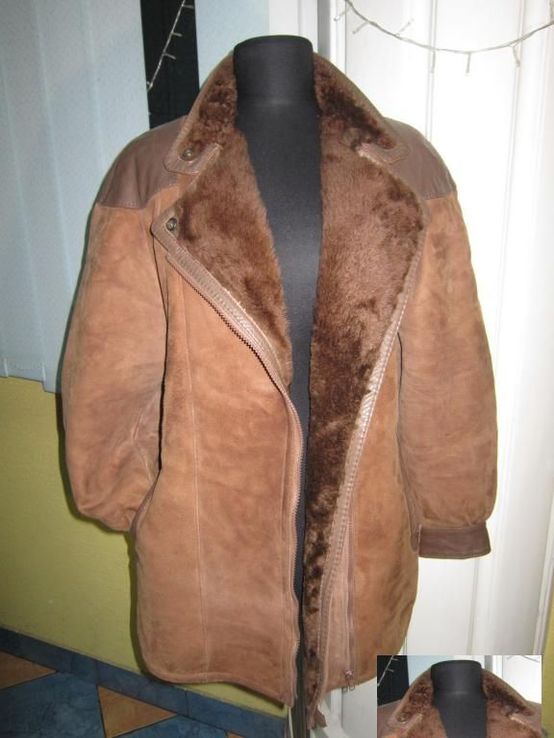 Натуральная женская куртка-косуха на меху. Германия. Лот 699, photo number 2