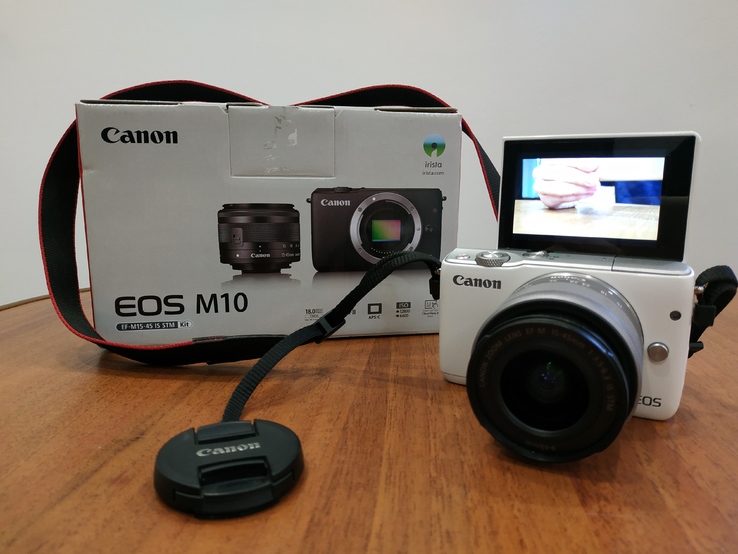 Беззеркальный фотоаппарат Canon EOS M10 EF-M15-45 IS STM Kit аналог Sony A5000 A6000, фото №2