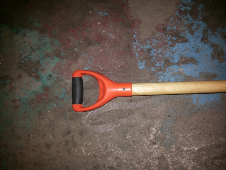 Снігова лопата "Buffalo"алюмінева,деревяна ручка, фото №4