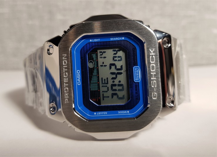 ЧАСЫ CASIO G-Shock GLX-5600F-2ER Оригинал + металлический корпус и браслет, фото №2