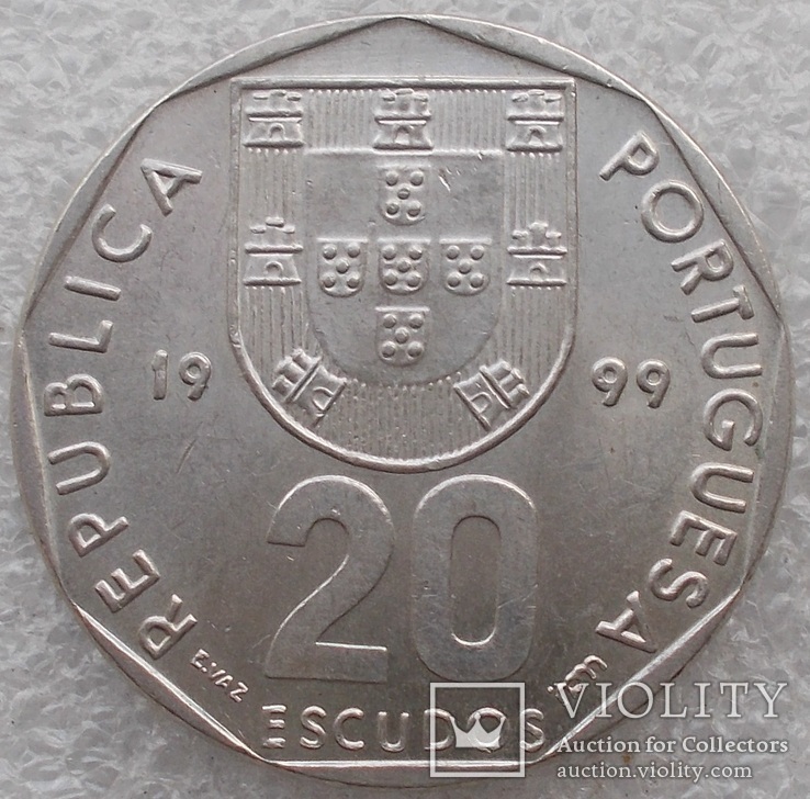 20 Эскудо 1999 г. Португалия
