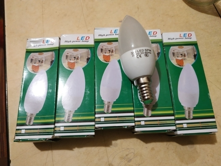 Лот Led ламп Е14 3W, numer zdjęcia 3