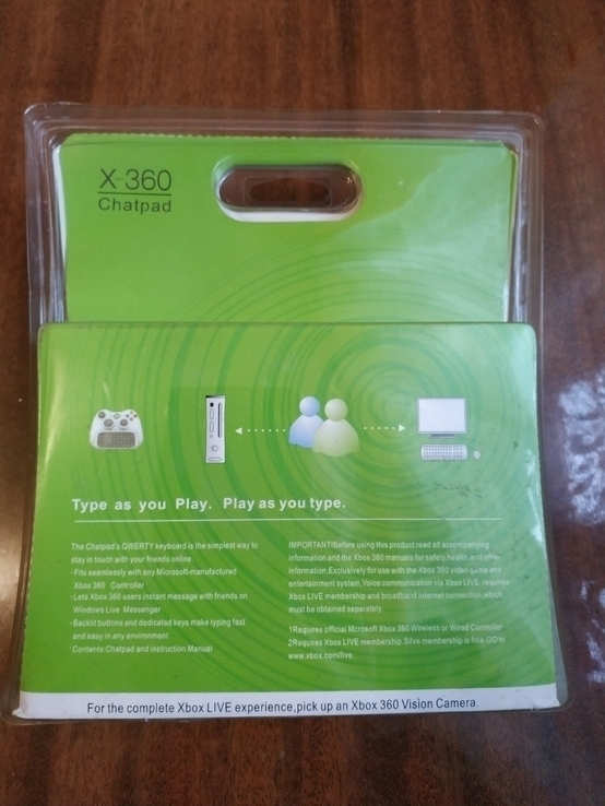 XBOX360 Bluetooth-клавиатура для джойстика, фото №3