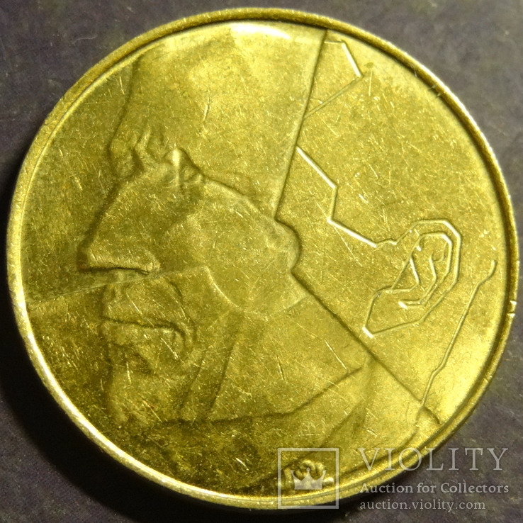 5 франків Бельгія 1993 Belgie, фото №3