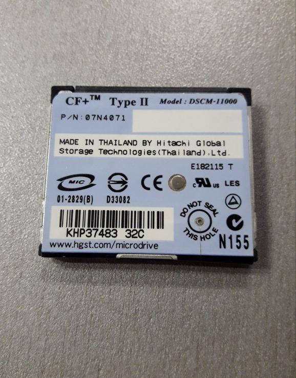 Microdrive 1Gb IBM, фото №3