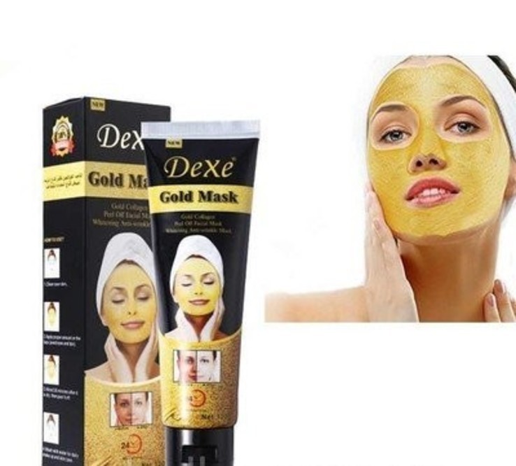 Маска для лица dexe gold mask, фото №3