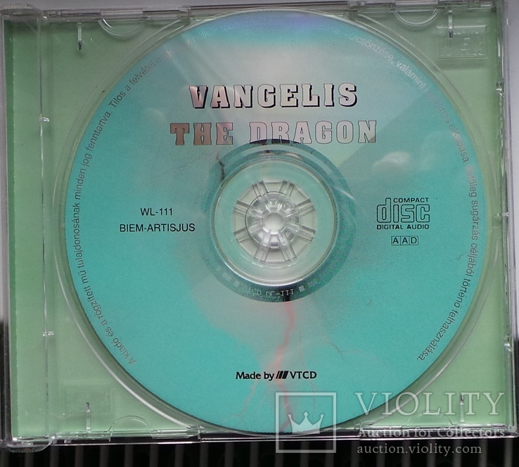 Vangelis, редкий диск, фото №3