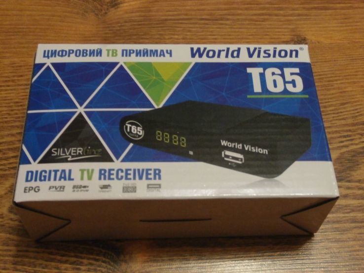 Ефірний T2 тюнер World Vision T65 DVB-T2 +Megogo+IPTV+YouTube +Гарантія, фото №2