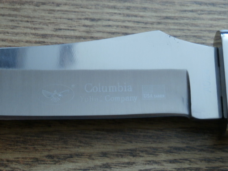 Нож охотничий COLUMBIA А024 26см с чехлом, фото №10
