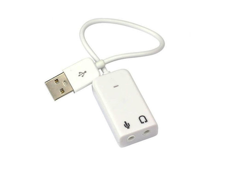 Звуковая карта USB 7.1 Apple для ноутбука,ПК Sound audiocontroller.