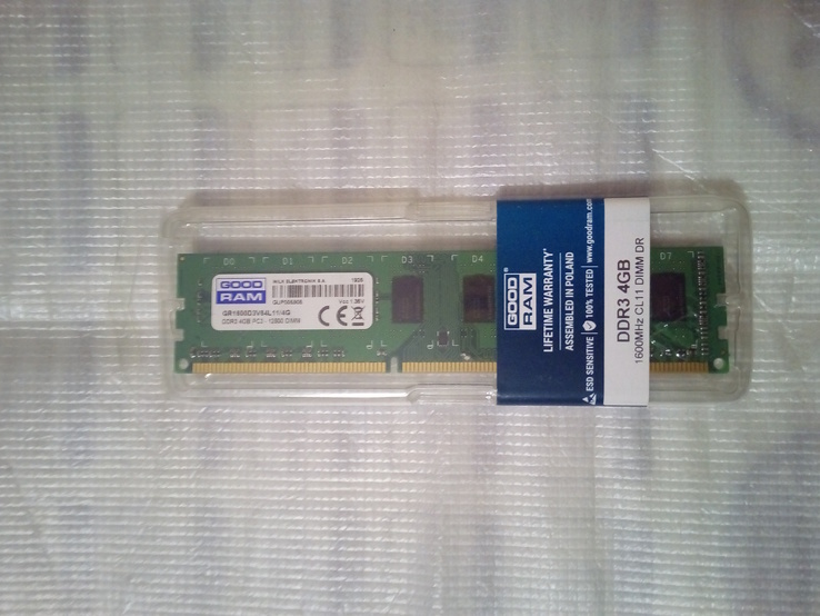 GOODRAM 4 GB DDR3 1600 MHz (GR1600D3V64L11/4G), photo number 2