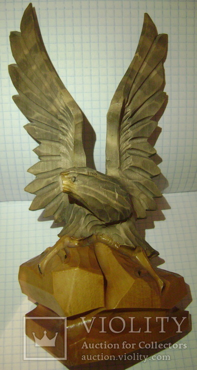 Деревянная статуэтка "Орел Малый", фото №2