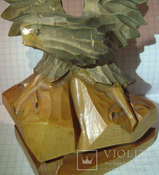 Деревянная статуэтка "Орел Малый", фото №8