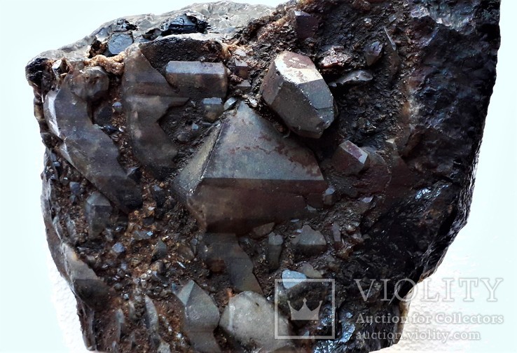 Друза кристаллов мориона. вес 3173 грамм., фото №3