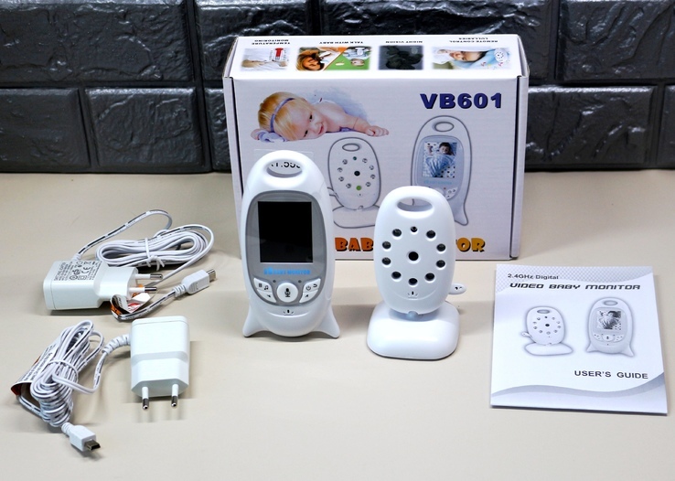 Видеоняня радионяня Baby Monitor VB601 ночное видение, двухсторонняя связь, фото №3