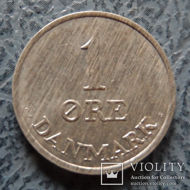 1  эре  1963  Дания  цинк   ($2.1.21)~, фото №3