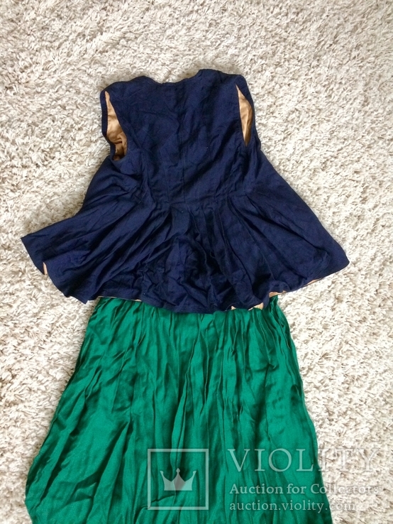 Синея корсетка - зелёная юбка, фото №7