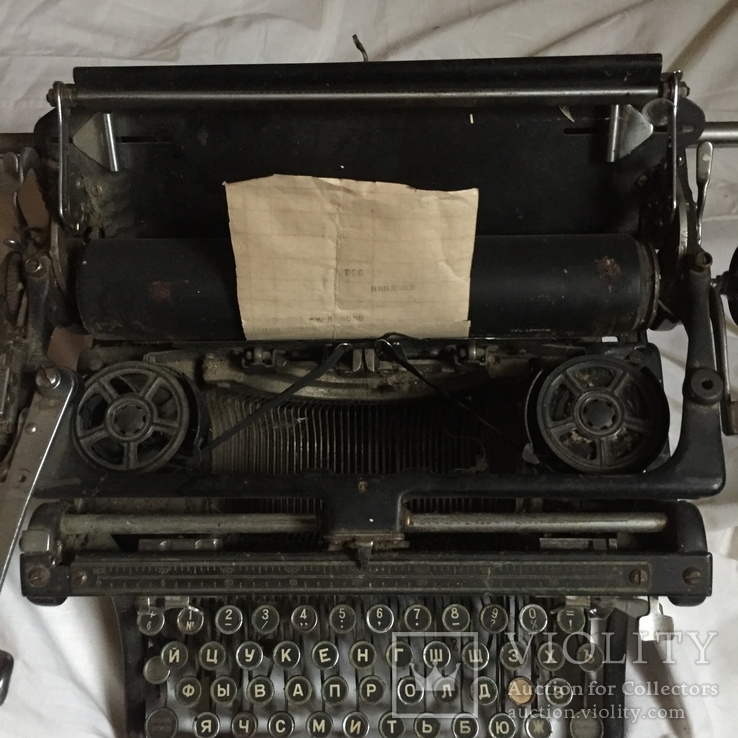 Дореволюционная печатная машинка Континенталь в рабочем состоянии., фото №6