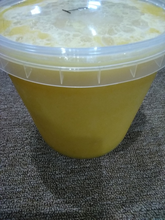 Мёд.Разнотравье с подсолнухом.3.3л.(4.5-4.7кг.) №1., фото №4