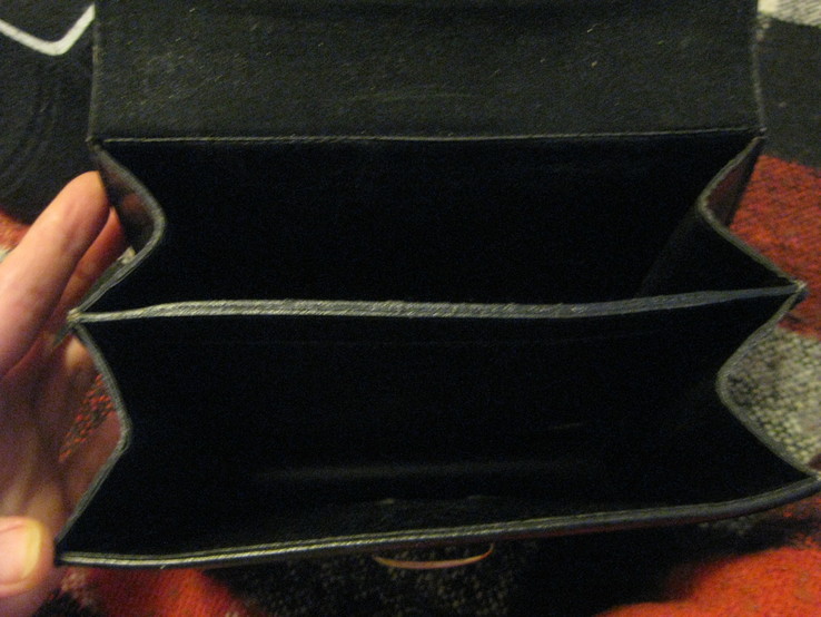 Кожаная сумка-барсетка "Galanos Bros", Италия, фото №8