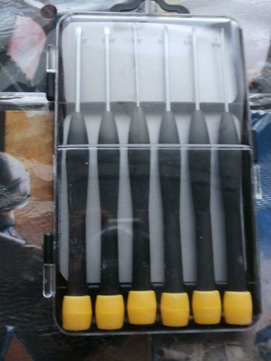 Набор отверток для точной механики 6 штук Tool Bench Hardware Precision screwdriver set, фото №3