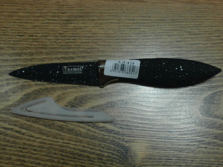 Нож кухонный металлокерамический Tuomei А349 21см, фото №3