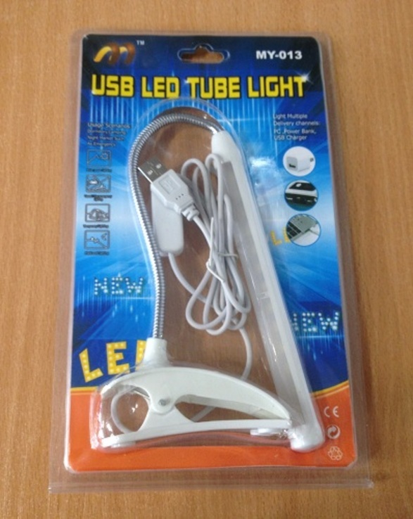 Настольная USB Лампа USB LED с зажимом А-013