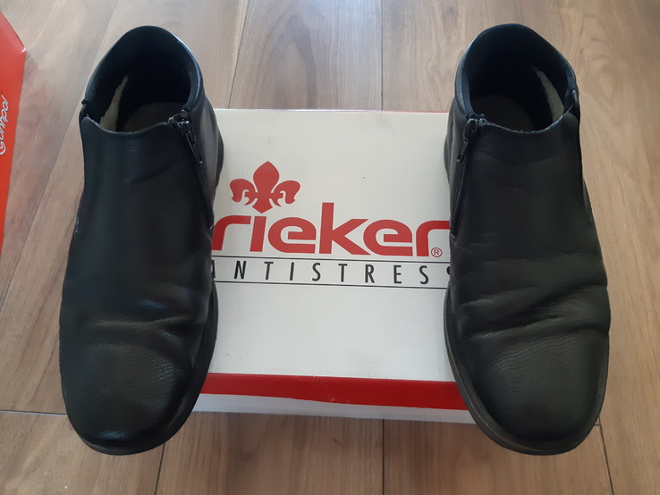 Buty skórzane RIEKER 41r., numer zdjęcia 2