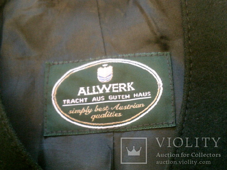 Allwerk - униформа егерь пиджак (Австрия), фото №5