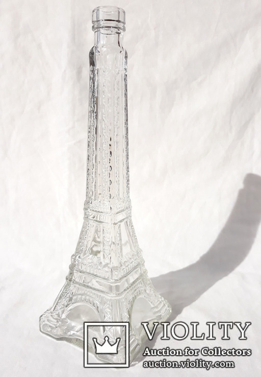 Бутылка из под "La Fayette Eiffel Tower" Эйфелева Башня (500 ml) 33 см., фото №4