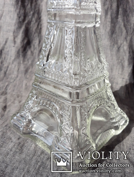 Бутылка из под "La Fayette Eiffel Tower" Эйфелева Башня (500 ml) 33 см., фото №9