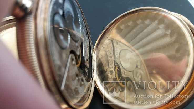 Годинник Elgin (золото 14к), фото №11