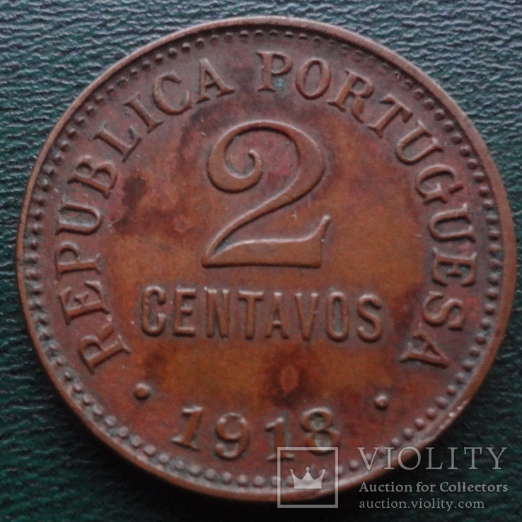 2  сентаво 1918   Португалия  (Й.10.10)~, фото №2