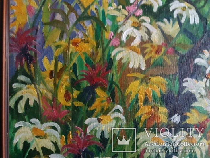 Картина Л.Приймич "Квіти в Саду", фото №5