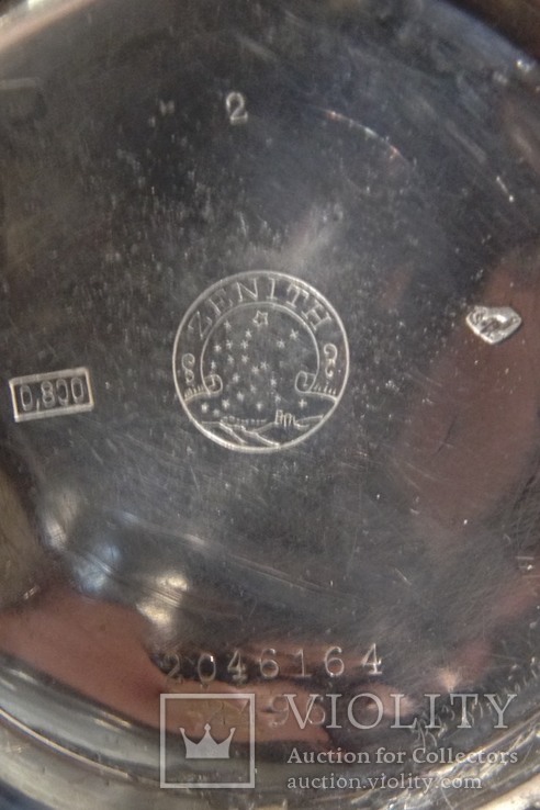 Часы zenith серебряные, фото №8