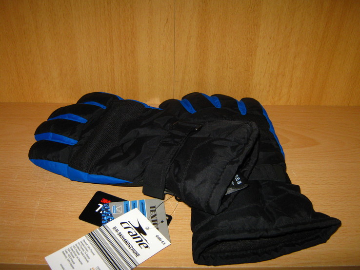Лыжные перчатки- термо краги, р.8.5 "Crane", Германия, фото №8