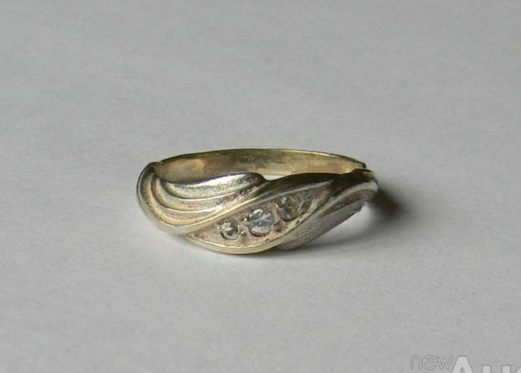 Серебряное Кольцо, 925 проба, 19,5 размер