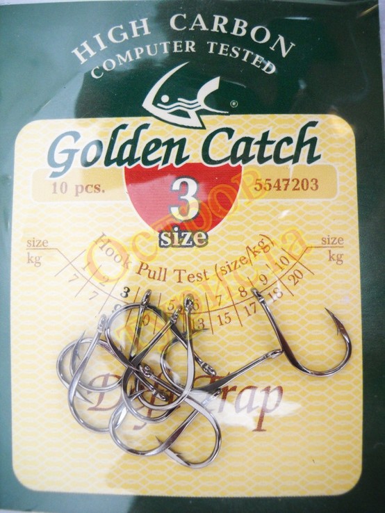 Крючки Golden Catch Deft Trap № 3 10шт