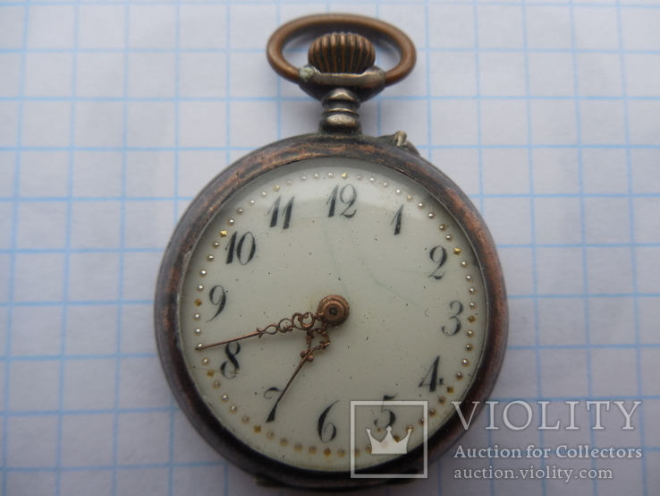 Старинные часы Remontoir Cylindre 10 rubis, фото №3