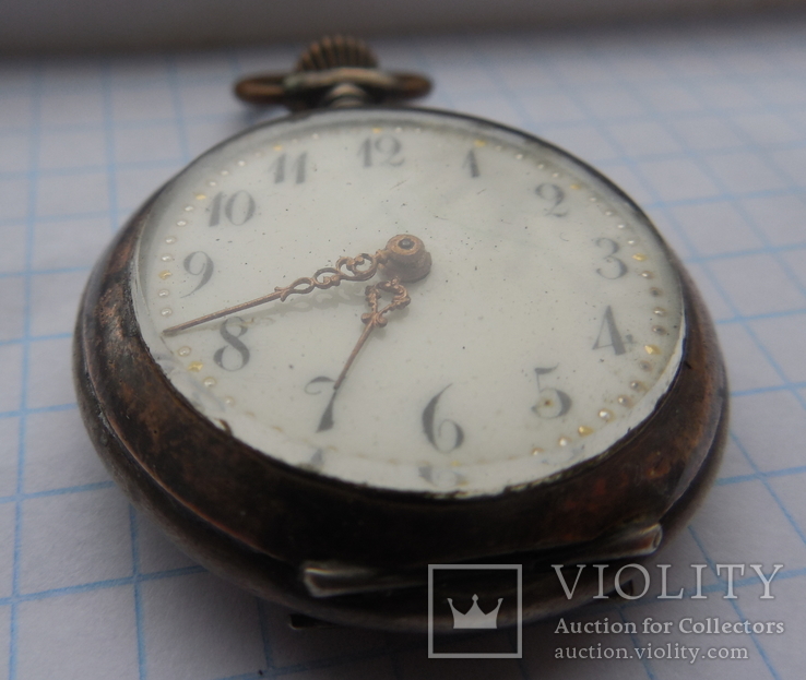 Старинные часы Remontoir Cylindre 10 rubis, фото №4