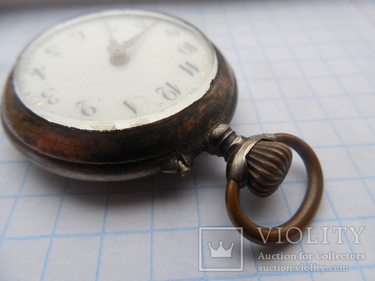 Старинные часы Remontoir Cylindre 10 rubis, фото №6