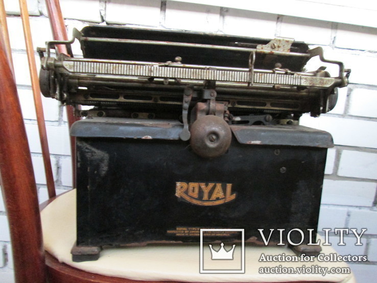 Печатная машинка ROYAL США начало 20 века, фото №5