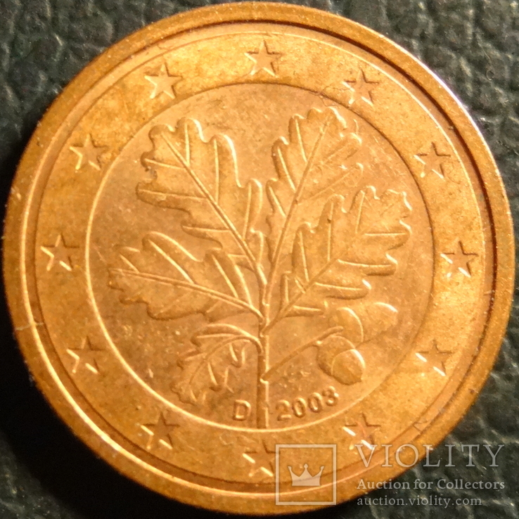 2 євроценти Німеччина 2003 D, фото №2