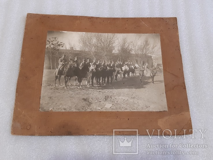 Старое фото 1932г. Бойцы на конях