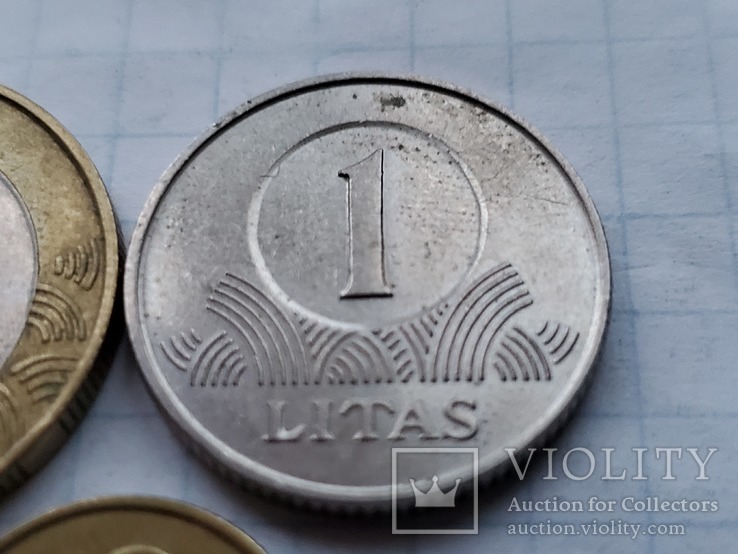 Литва 6 монет., фото №4